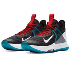 Scarpe da basket Nike LeBron Witness 4 nere/bianche/blu/rosse US 9,5