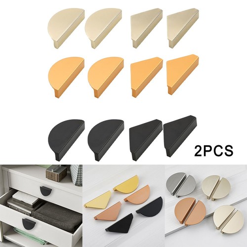 2pcs 64mm ottone oro mezza - 2pcs,