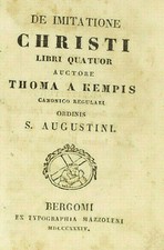 DE IMITATIONE CHRISTI Libri
