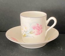 RICHARD GINORI SERVIZIO DI 6 TAZZINE DA CAFFE' MOD. IMPERO DECORO GAROFANO NUOVE