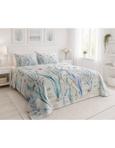 Set lenzuolo copriletto - copriletto, con