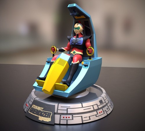 Actarus goldrake cockpit fan - cockpit,