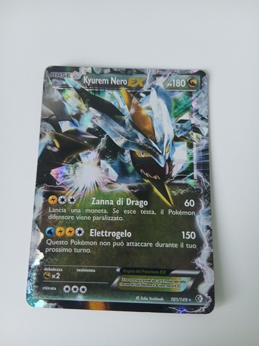 Carta pokemon kyurem - carta, nero