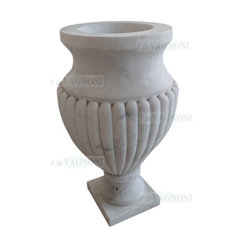 Vaso marmo carrara - vaso,