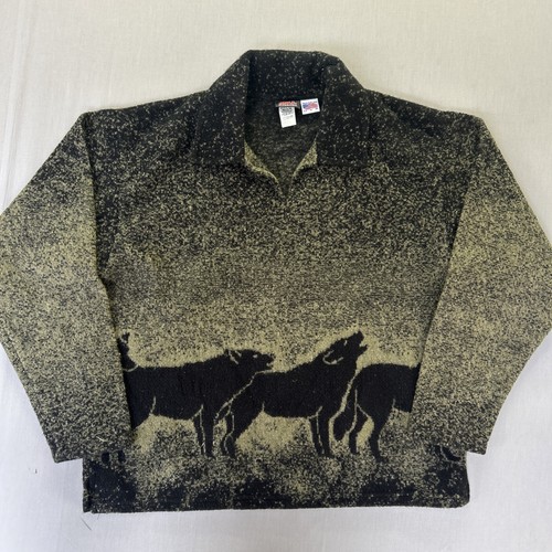 Maglione lupo pile mazmania - maglione,