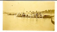 1920 ca VENEZIA GIULIA CANOTTAGGIO Barche prima della partenza *Foto 10x6