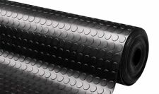 TAPPETO BOLLATO PVC GOMMA   ANTISCIVOLO  BOLLO NERO COPRIPAVIMENTO