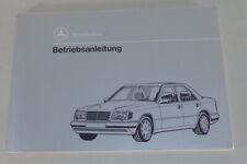 Istruzioni D'Uso Mercedes W124