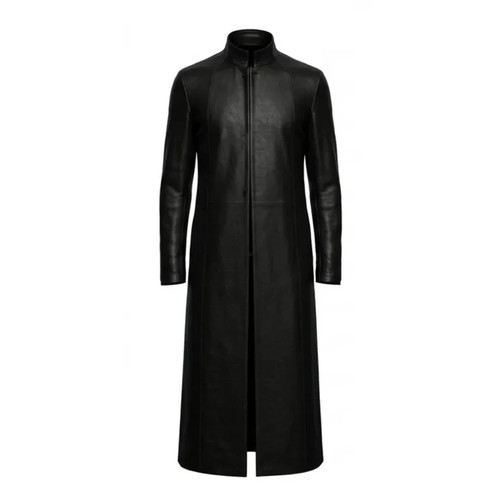 Trench lungo uomo nero - , vera