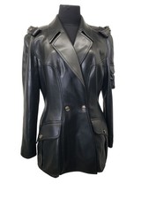 Giacca blazer moto doppiopetto