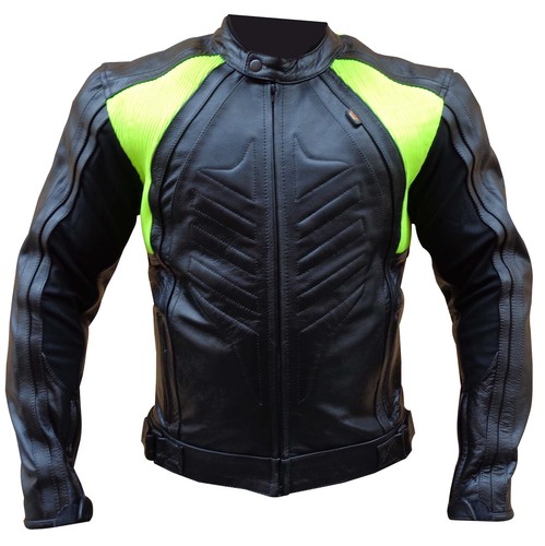 Giacca pelle moto uomo - giacca,
