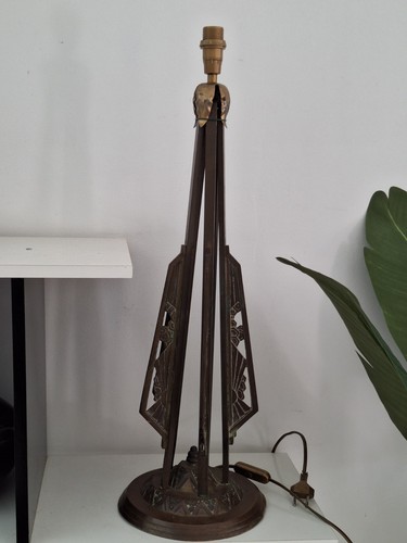 Lampada art déco - lampada, ferro