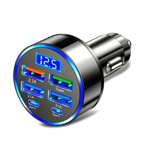 Caricabatterie per auto 6 - caricabatterie, a