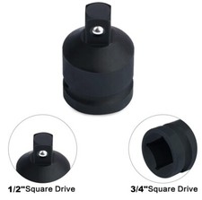 ADATTATORE PER BUSSOLE AD IMPATTO 3/4 FEMMINA - 1/2" MASCHIO IN ACCIAIO FORGIATO