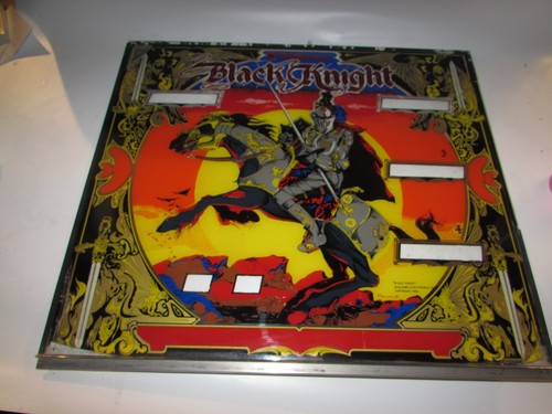 Black knight flipper backglass - knight,