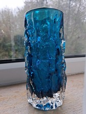 Whitefriars Kingfisher vaso