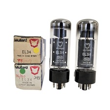 EL34 MULLARD COPPIA TUBI