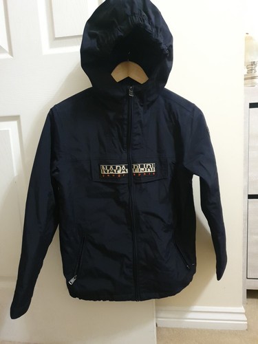 Napapijri giacca blu navy - blu, con