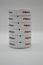 1 posacenere Marlboro porcellana bianca diametro circa 14 cm vintage retrò