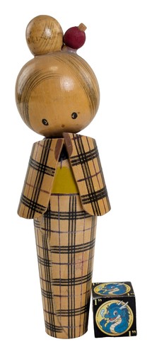 Bambola kokeshi creativa - bambola,