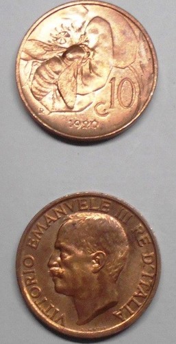 Centesimi ape 1920 fdc - 10,