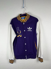 Bomber College Adidas NBA Los Angeles Lakers Viola Arancione XS/S Men Jacket