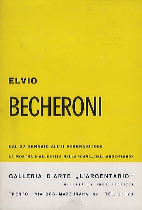 Elvio becheroni dal - becheroni:, 27