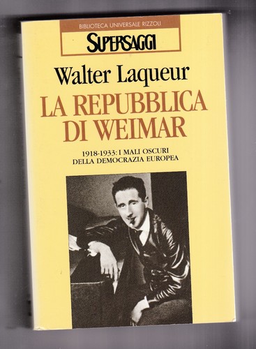 Libro repubblica weimar - repubblica, di