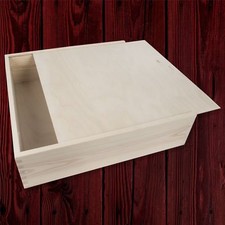 Scatola legno semplice con - in,