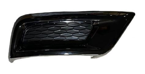 Cornice foro marmitta nero - marmitta, sx