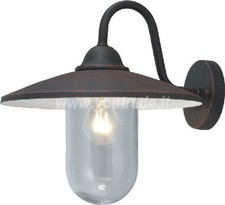 LANTERNA LANTERNE LAMPADA LAMPIONE CON BRACCIO NERO W. 60 “PORTOFINO ANTICATA