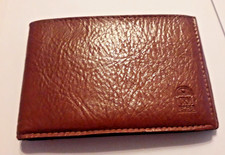 - vintage portassegni in vera pelle - mm. 270 x 90 - col logo Carimonte 1473