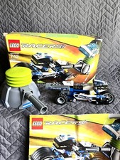 LEGO 8221 Racers: Storming Enforcer Complete Manual & Box.. Box Damage- READ