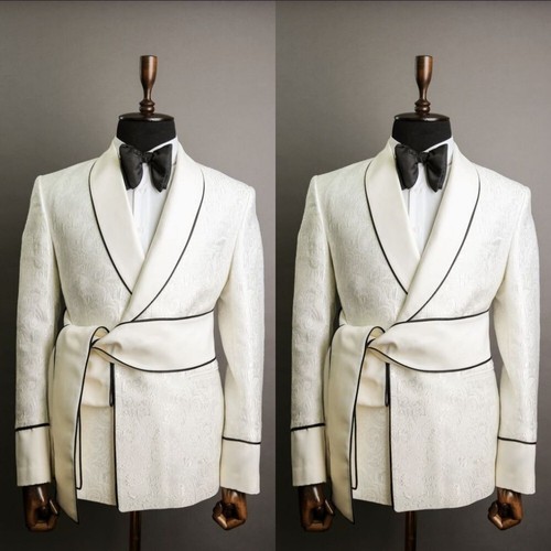 Abiti uomo jacquard bianchi - da,