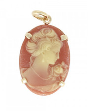 Ciondolo Cameo Rosso Corniola