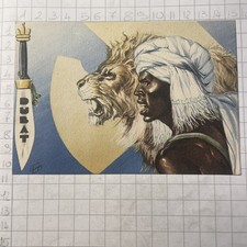 Cartolina Coloniale AO DUBAT Bande Armate Somalia Arditi Ovunque Presenti Ual