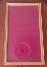 ? ESPOSITORE BACHECA VETRINA MEDAGLIERE 35 MEDAGLIE LEGNO VETRO SPILLE ?