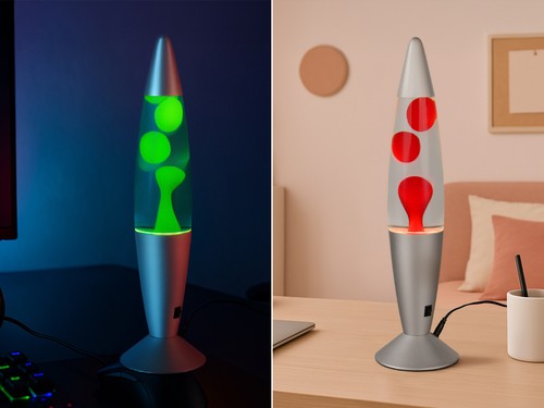 Lampada lava razzo led - lampada,