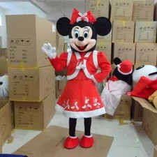 Costume Mascotte Minnie Natale
