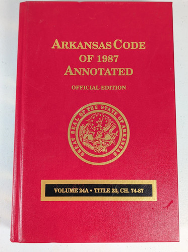 Arkansas code 1987 - arkansas,