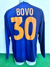 MAGLIA ROMA BOVO MATCH WORN ISSUE SHIRT CAMISETA VINTAGE 2000/2001 COA