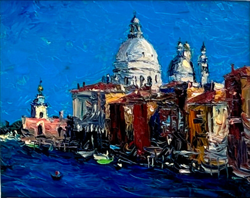 Dipinto olio con cornice - dipinto,