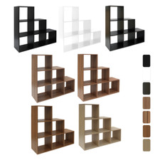 Mobili Rebecca Libreria Scalare Scaffale 6 Cubi Mdf 6 Colori Stile Moderno Salot