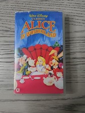 Alice In Wonderland VHS Video