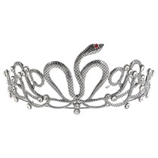  Copricapo da sposa con serpente egiziano: corona con cerchietto in strass per