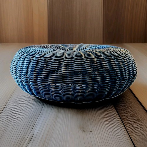 Pouf poggiapiedi rotondo - , 17”