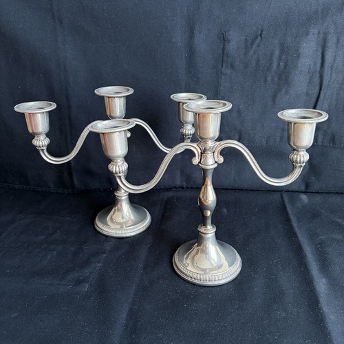 Set candelabri argentati - set,