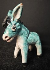 Asinello in ceramica vietrese - Firmato Massimino - Asino vietri, Anni '70