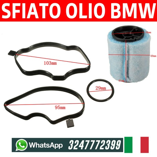 Kit sfiato separatore olio - kit,