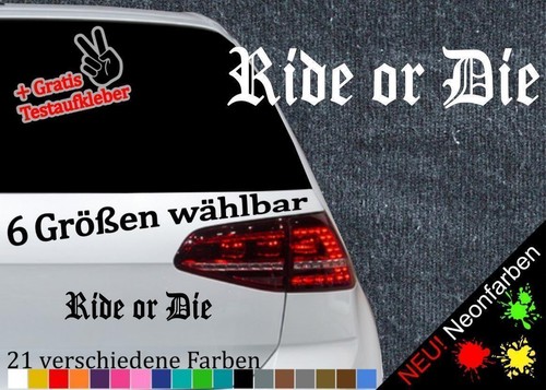 Adesivi ride die - or, -6